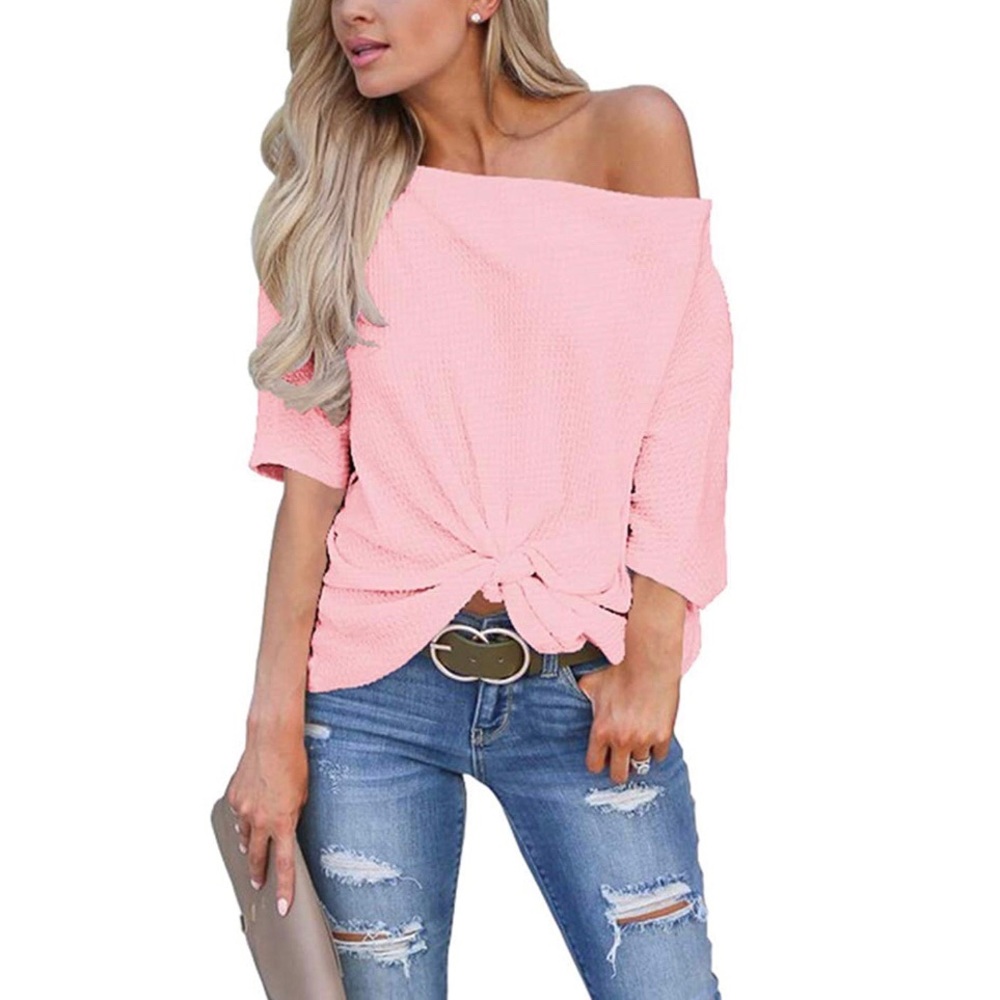 ✦ NWT Off the Shoulder Waffle Knit Top ✦